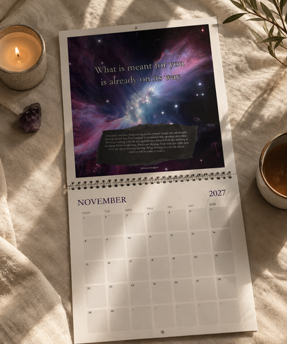 Trusting the Universe 2027 Spiritual Wall Calendar
