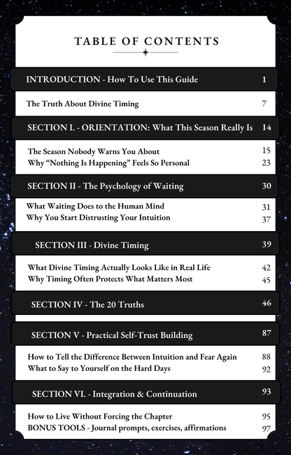 20 Truths For Trusting Divine Timing: When Nothing is Happening Yet