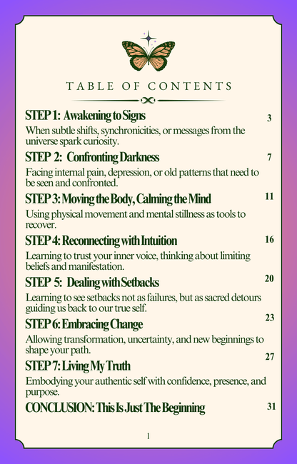 Healing Begins Here: My Healing Journey in 7 Steps
