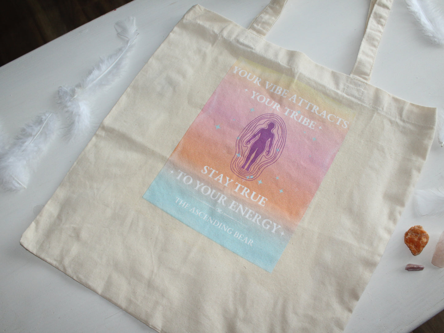 Your Vibe Attracts Your Tribe Tote Bag